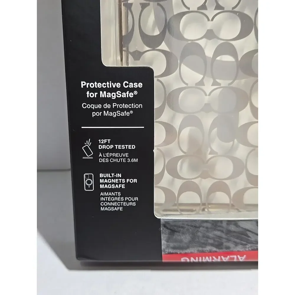 Coach iPhone Signature ProtectiveCase with MagSafe! iPhone16 retail:$78